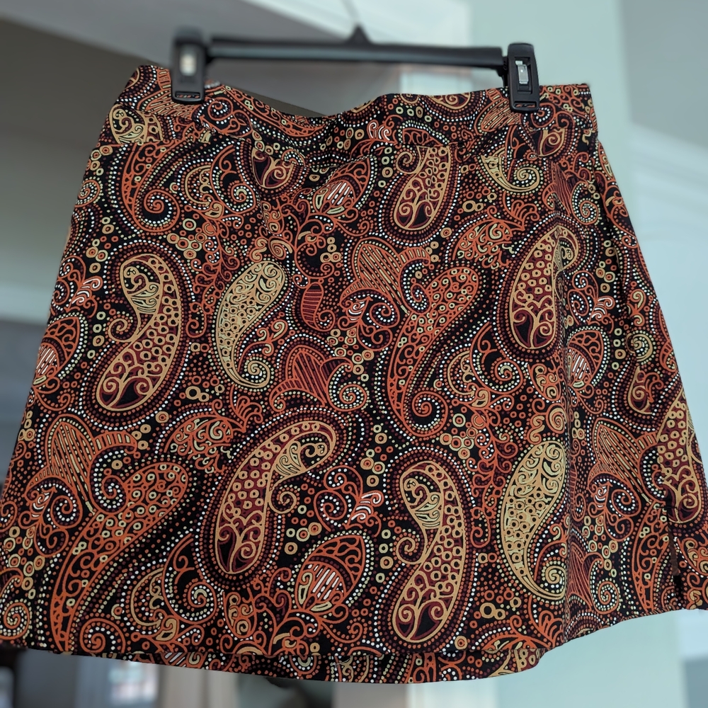 Paisley Print Women's Skirt